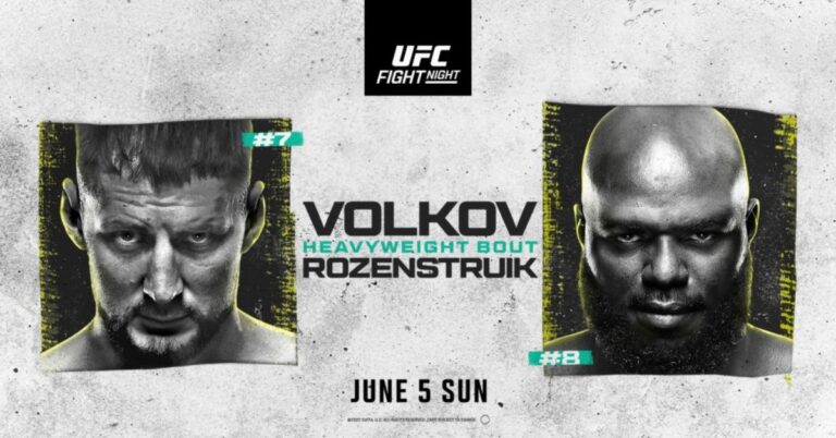 UFC Vegas 56: Volkov vs. Rozenstruik – Results