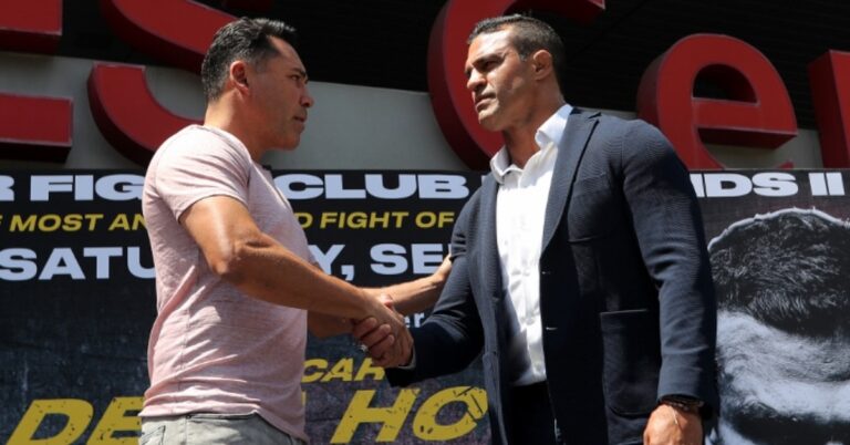 Oscar De La Hoya Glad He Didn’t Fight ‘Monster’ Vitor Belfort: ‘I Dodged A Bullet There’