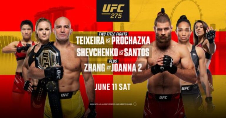 UFC 275: Teixeira vs. Prochazka – Results