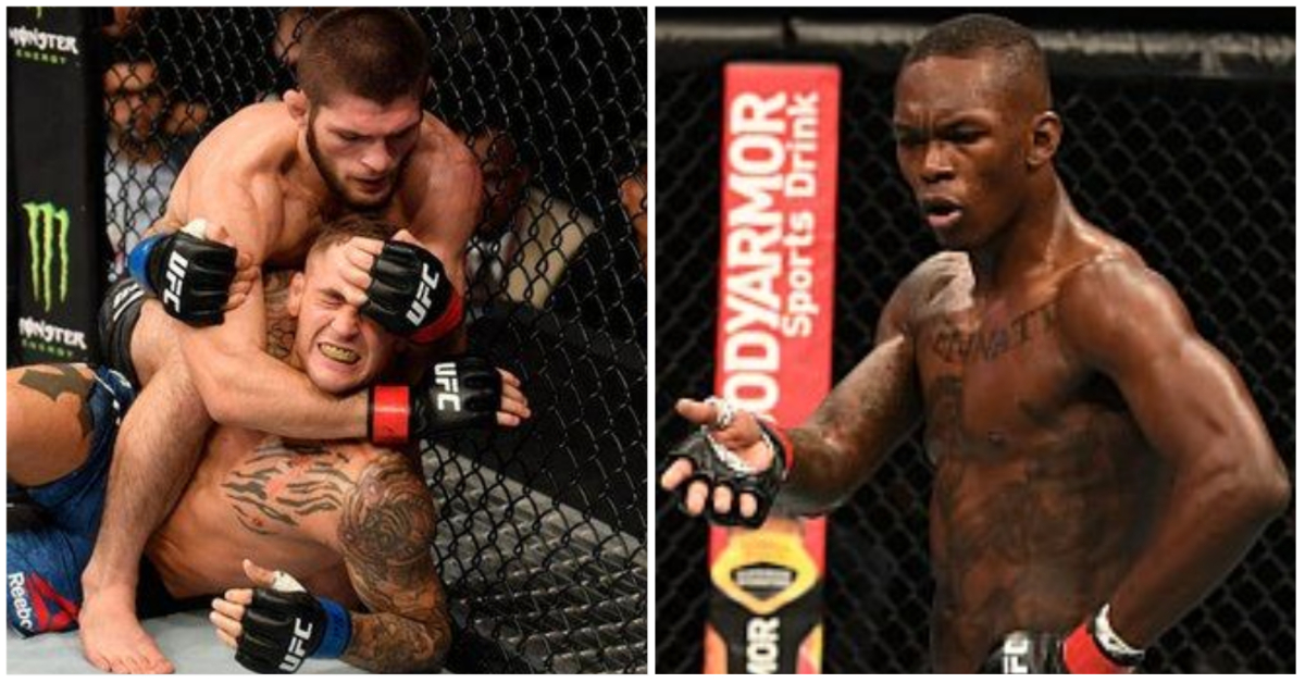 UFC Veteran Believes That A "Khabib Style" Could Be The Key To Defeating Israel Adesanya 1 Khabib, Adesanya
