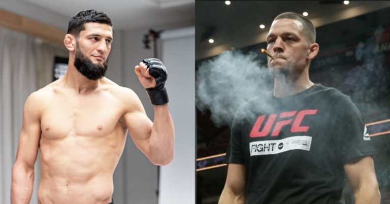 Breaking: Nate Diaz vs. Khamzat Chimaev Set For UFC 279