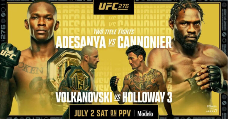 UFC 276: Adesanya vs. Cannonier – Results