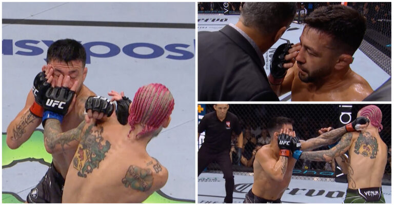 Sean O’Malley vs. Pedro Munhoz Ruled A No-Contest After Eye Poke – UFC 276 Highlights