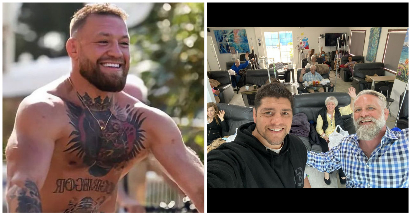 Conor McGregor Praises Nick Diaz For Visiting Cancer Patients To Talk "Fighting Fear & Staying Strong" 1 Conor McGregor, Nick Diaz