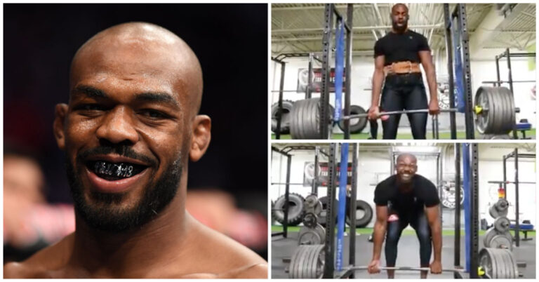 Video: Jon Jones Flaunts Heavyweight Strength With Giant Deadlift