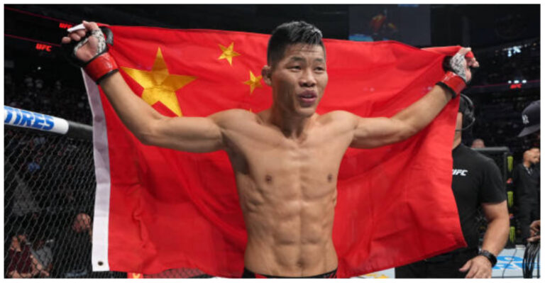 UFC Employee Rips Chinese Flag From Li Jingliang Following Victory Over Muslim Salikhov