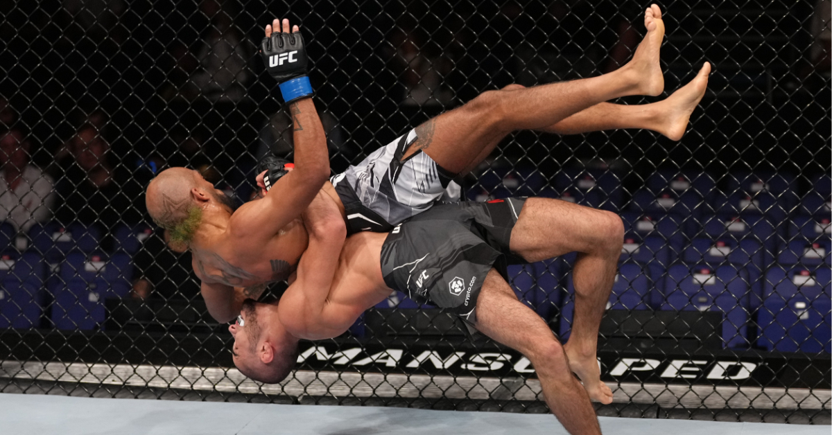 Muhammad Mokaev Wrestles His Way To Decision Win Over Charles Johnson - UFC London Highlights 1 Muhammad Mokaev