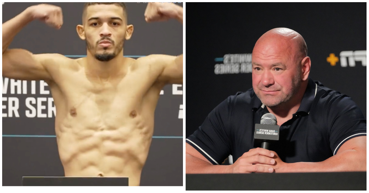 William Souza Misses Weight By 10lbs For Dana White Contender Series Fight 1 William Souza, Dana White