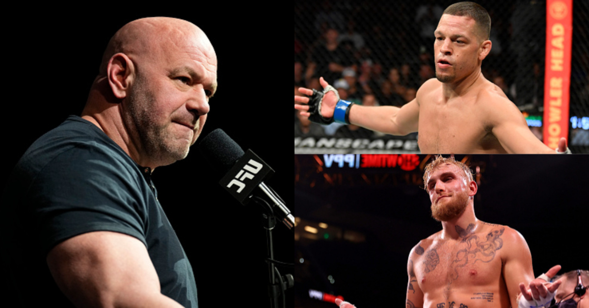 Nate Diaz Won't Be Part of 'Goofy' Boxing Match With Jake Paul According to Dana White 1 Nate Diaz
