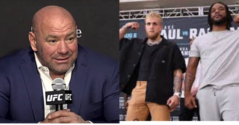 Dana White Reacts To The Jake Paul vs Hasim Rahman Jr. Cancellation: “I Think They Sold Under $1 Million In Tickets”