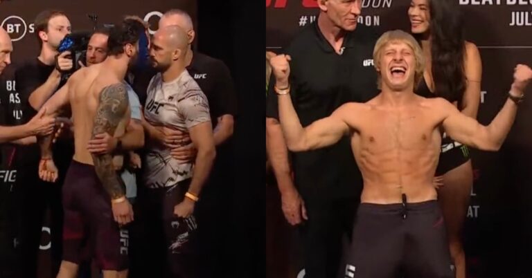 Video – Paul Craig, Volkan Oezdemir Separated Following UFC London Weigh-In Altercation