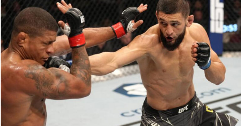 Khamzat Chimaev Argues Gilbert Burns Will Never Be Champion: ‘He Was More Happy He Lost’