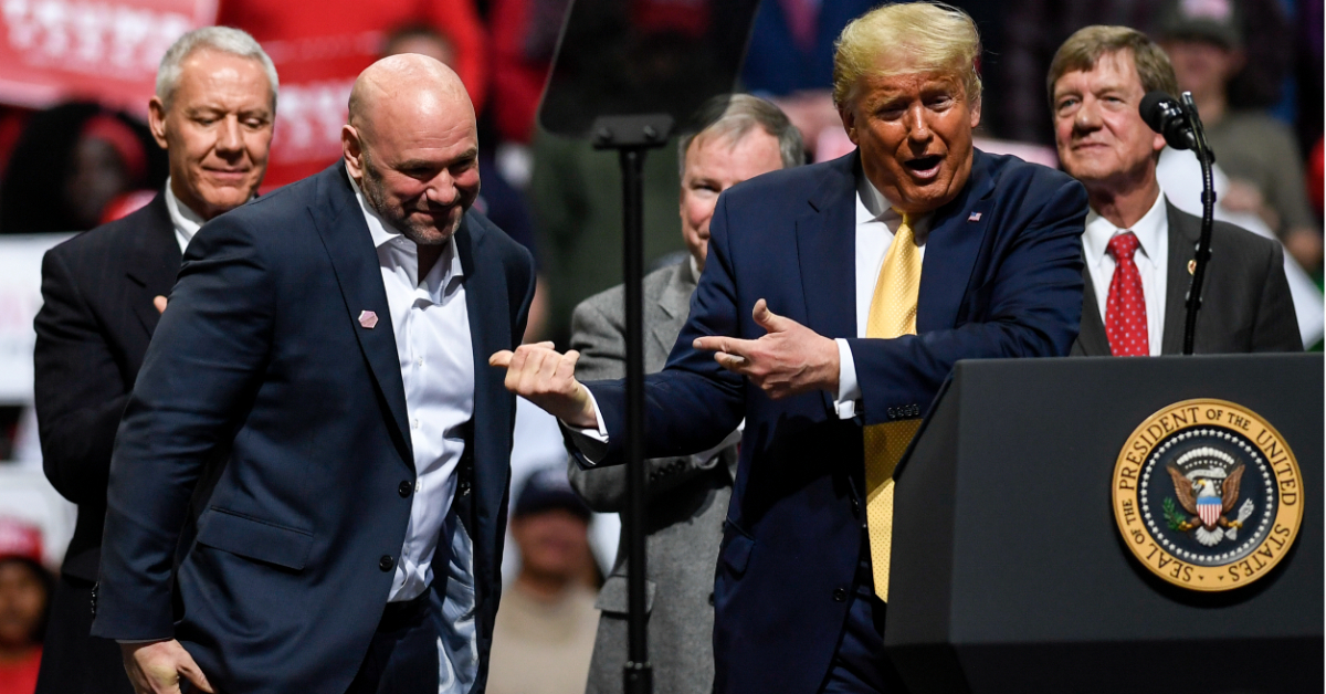 Dana White describes search of Donald Trump's estate as 'madness': 'I'll call him, I'll talk to him' 1 Donald Trump pitches 'Migrant League’ vs. UFC Champions Dana White