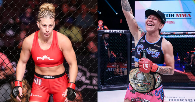 Kayla Harrison and Cris Cyborg trade verbal blows following rumors of a cross promotional super fight: “Your own manager said you can’t sell a PPV…”
