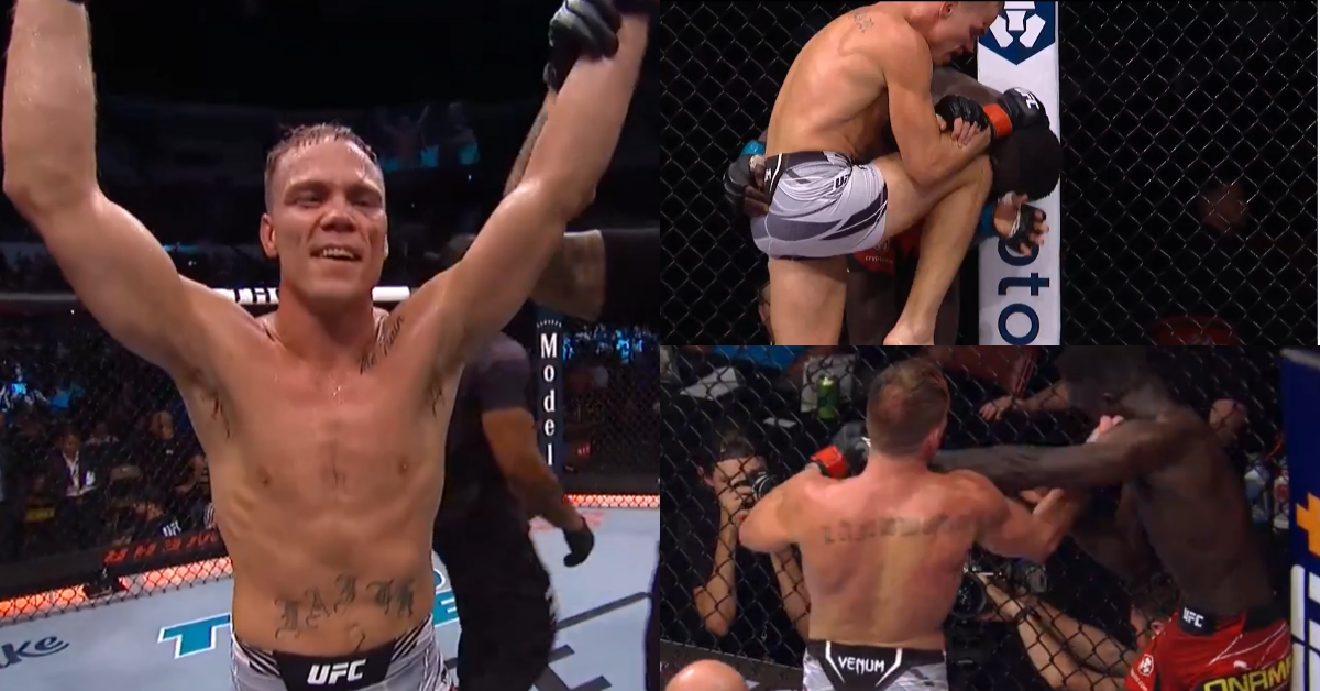 Nate Landwehr edges out David Onama in thrilling barn-burner – UFC San Diego Highlights 1 Nate Landwehr, David Onama in thrilling barn-burner – UFC San Diego Highlights