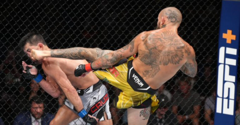 Marlon Vera rallies, stops Dominick Cruz with brutal high kick KO – UFC San Diego Highlights