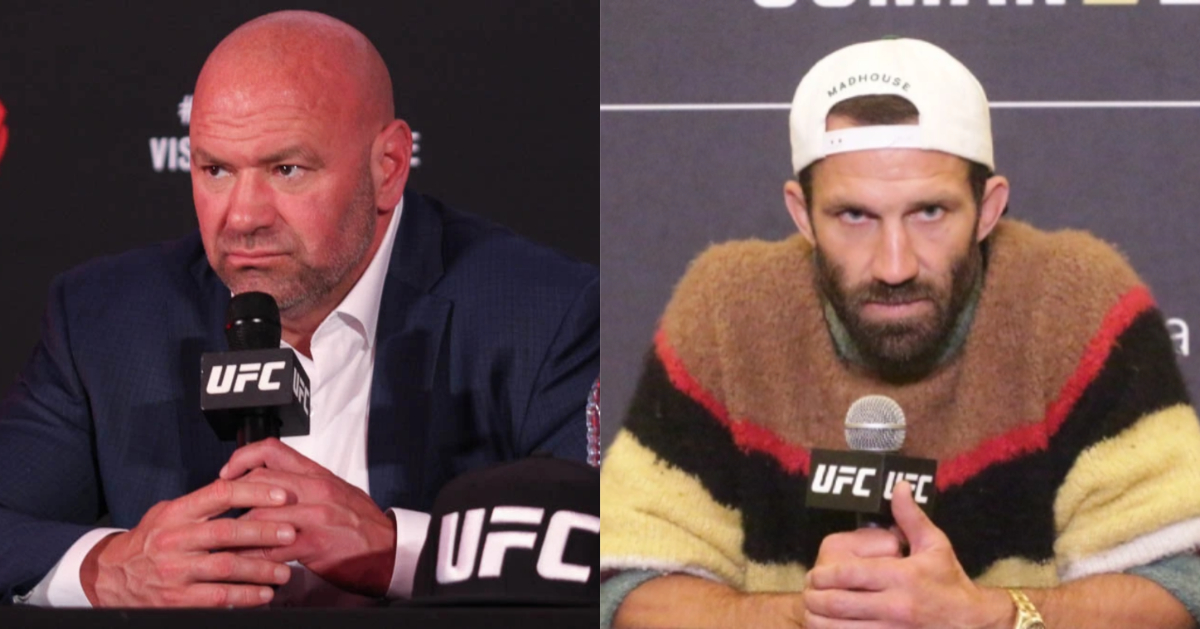 Dana White labels Luke Rockhold's criticism of the UFC's healthcare for fighters as 'gibberish' and 'bulls**t' 1 dana white