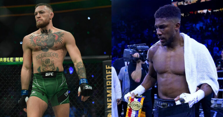 Conor McGregor credits Anthony Joshua following AJ’s ‘great speech’ after Oleksandr Usyk battle