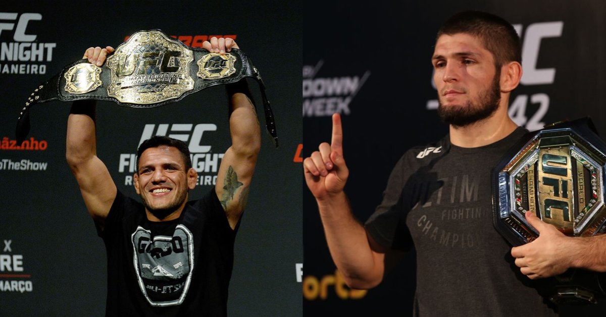 Perto de voltar ao UFC, Khabib Nurmagomedov ataca Rafael dos Anjos: 'Campeão  de mentira' - Superesportes