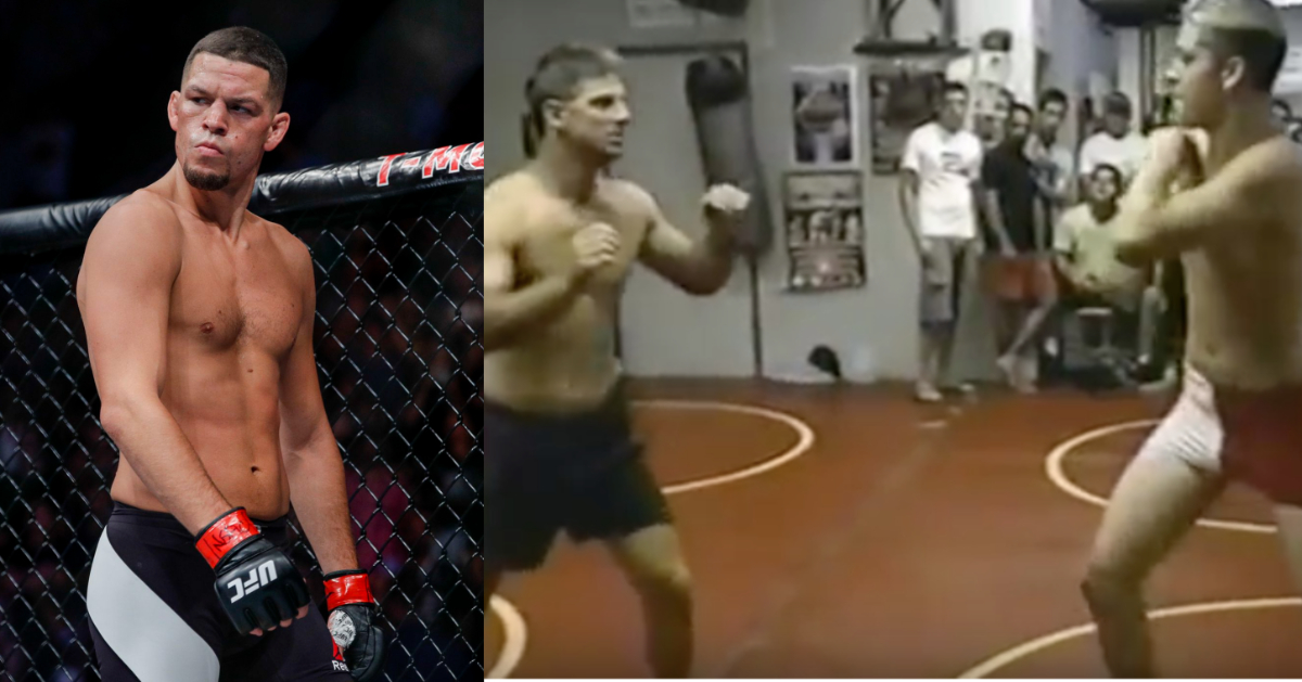 Watch: 17-year-old Nate Diaz competes in a bare-knuckle MMA fight 1 nate diaz