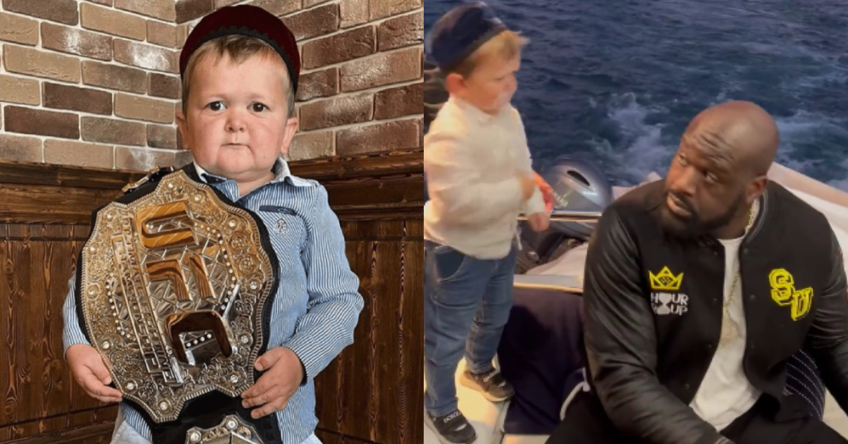 Watch: Hasbulla puts Shaquille O'Neal in his place with a lightning fast right hook 1 Hasbulla