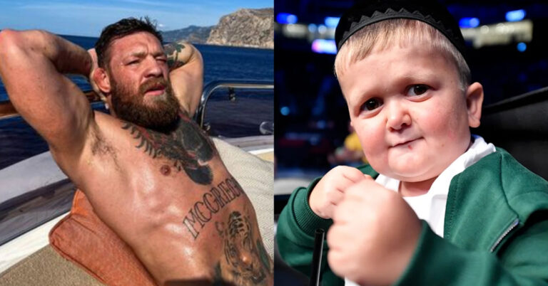 Conor McGregor declares a mission to ‘score a 3-pointer’ with ‘smelly inbred’ Hasbulla in unexpected callout