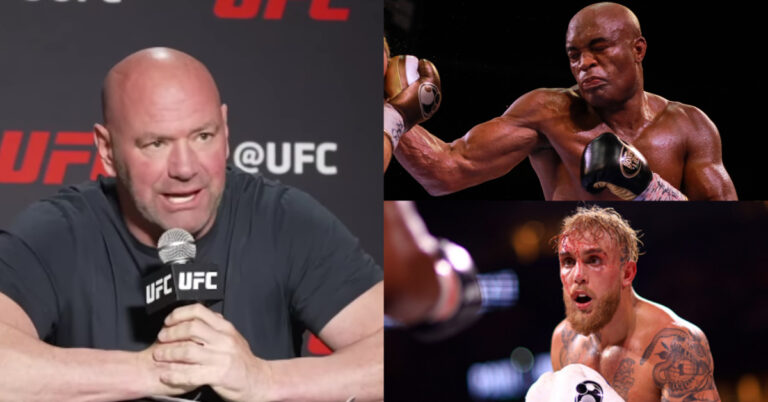Dana White reacts to news of Anderson Silva vs. Jake Paul; ‘That’s a real fight’