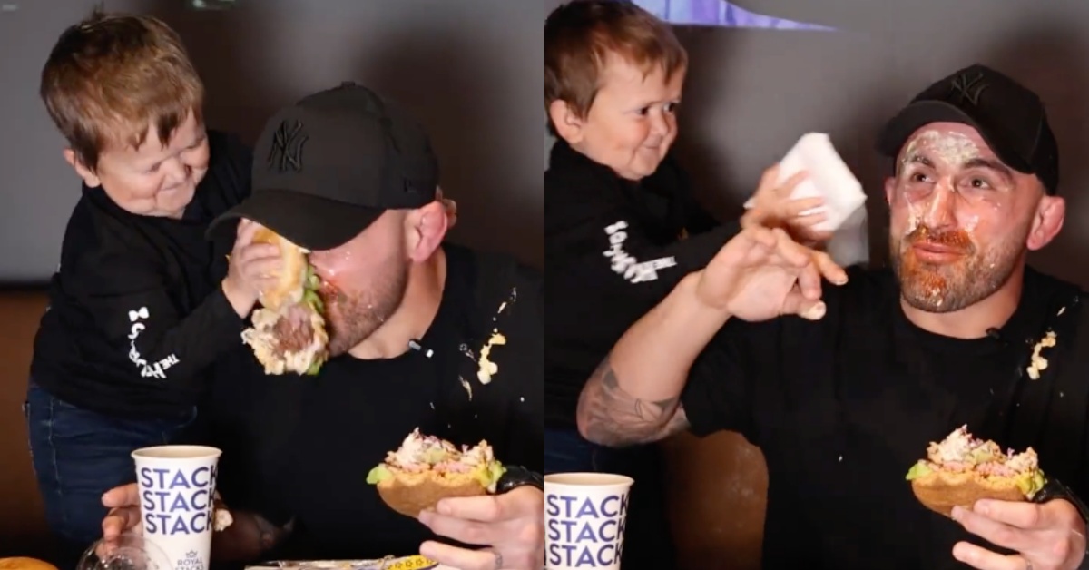 Video - Hasbulla Magomedov slaps UFC champion Alexander Volkanovski with burger during Australia trip 1 Alexander Volkanovski