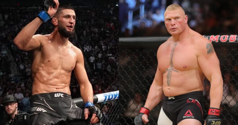 Khamzat Chimaev echoes calls for Brock Lesnar fight: ‘Give me $1,000,000, UFC’