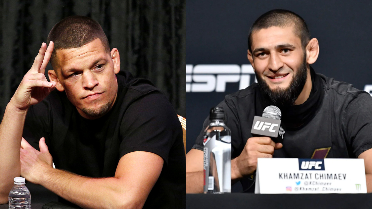 Nate Diaz reacts to Khamzat Chimaev moving to middleweight: "I retired you from 170 dumb f**k" 1 Nate Diaz