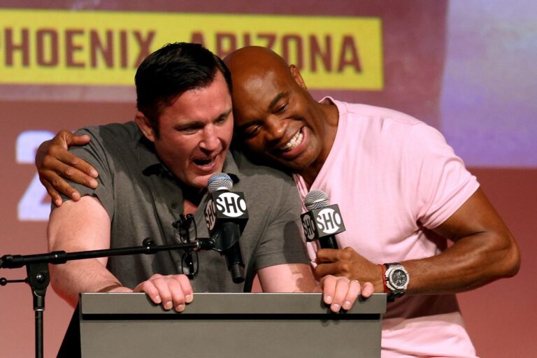 Anderson Silva shares a laugh with Chael Sonnen: ‘You never come to my house for the barbeque’