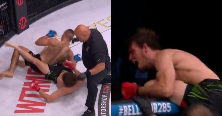 Ciaran Clarke lands stunning come from behind submission win over Rafael Hudson – Bellator 285 Highlights