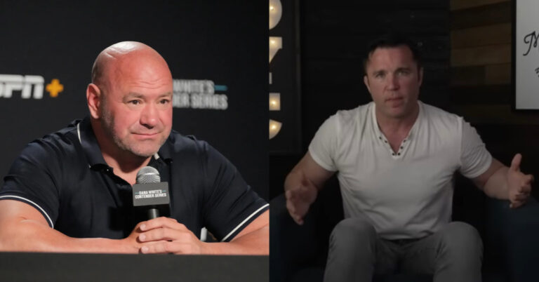 Dana White shut’s down Chael Sonnen’s cheating allegations against Leon Edwards: “He became champion with a head kick”