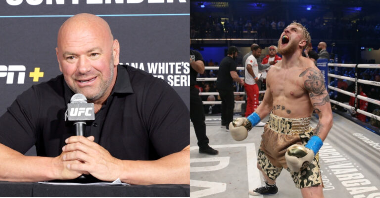 Jake Paul claims Dana White is ‘like an ex’ after the UFC boss dismissed any questions relating to the boxer