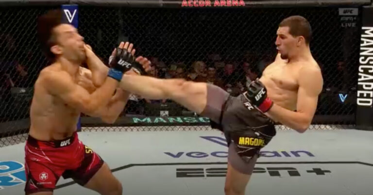 Abus Magomedov flattens Dustin Stoltzfus with brutal 19-second KO win – UFC Paris Highlights