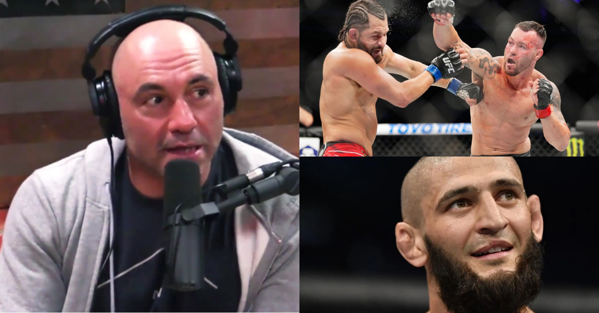 Joe Rogan, Khamzat Chimaev, Jorge Masvidal, Colby Covington