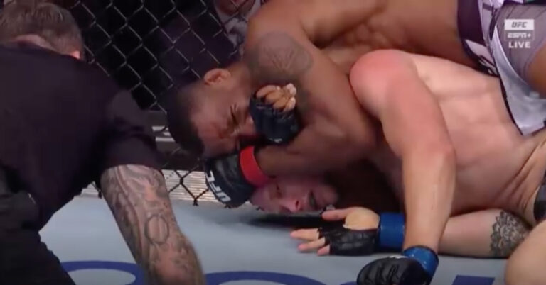 Jailton Almeida stops Anton Turkalj with quickfire rear-naked choke win – UFC 279 Highlights