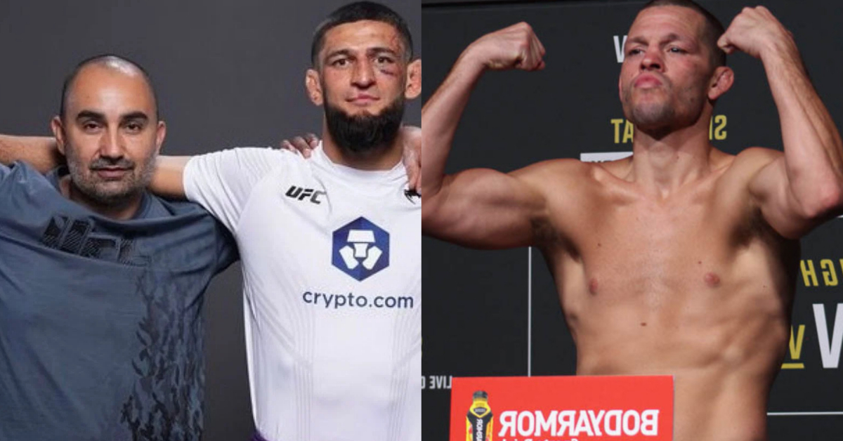 Khamzat Chimaev coach issues apology to Nate Diaz for 'unprofessional' UFC 279 weight miss 1 Khamzat Chimaev, Nate Diaz