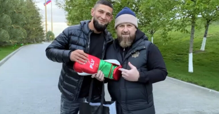 Khamzat Chimaev receives congratulatory message from Chechen warlord Ramzan Kadyrov following UFC 279 win