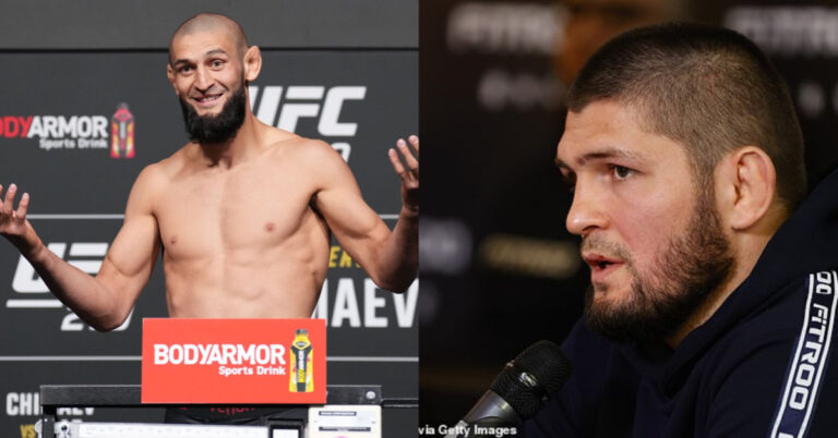 Khamzat Chimaev Sends A Shot At Khabib Nurmagomedov: ‘I Ate Too Much Tiramisu’