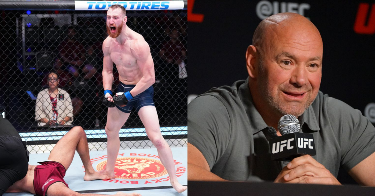 Watch - Joe Pyfer thanks Dana White for paying for a year's rent following UFC debut victory 1 joe pyfer