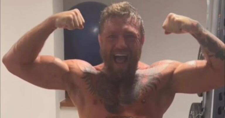 Video – Conor McGregor posts bizarre flexing video: ‘The most power Twitter’s ever seen’
