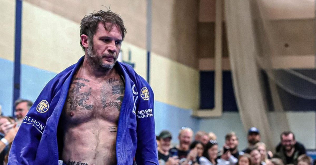 Tom Hardy praised for humility following gold medal wins at Brazilian Jiu-Jitsu open championship event in the UK