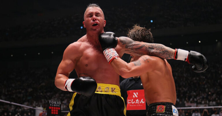 K1-Kickboxer Kouzi knocks out Floyd Mayweather’s ‘juicehead’ bodyguard Jizzy Mack at Super RIZIN
