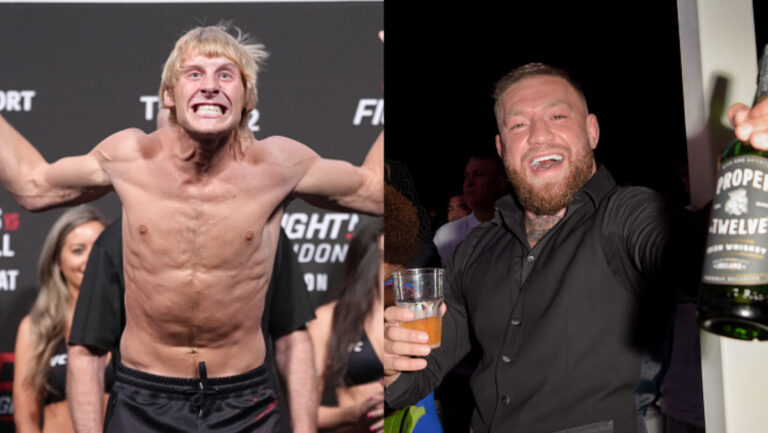 Paddy Pimblett vlogs call from Conor McGregor while eating at the star’s new pub