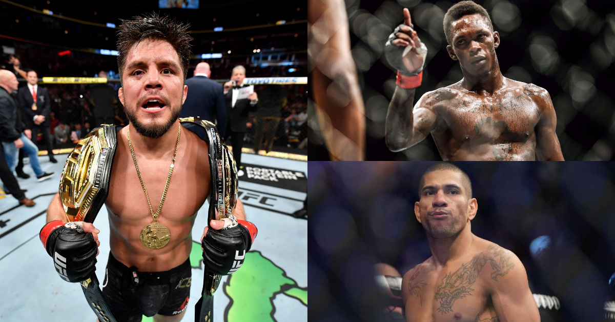 Henry Cejudo, Israel Adesanya, Alex Pereira