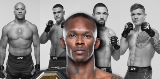 Israel Adesanya Gane vs Tuivasa Whittaker vs Vettori UFC paris