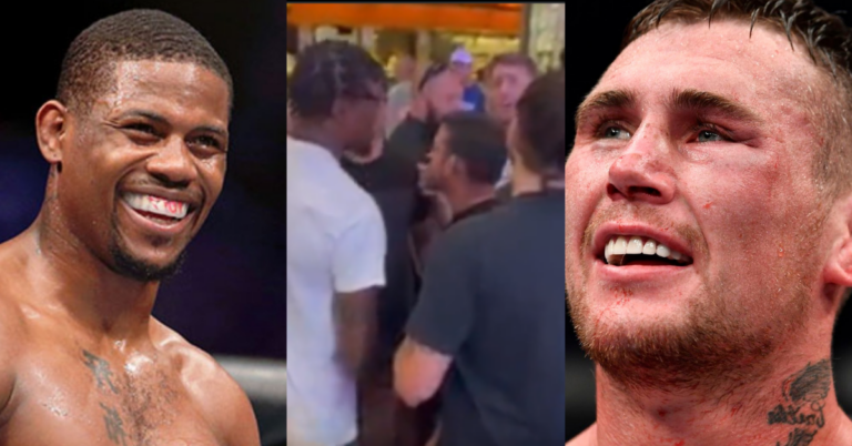 Footage emerges of Kevin Holland and Darren Till continuing Khamzat Chimaev altercation – “We can do what we want”