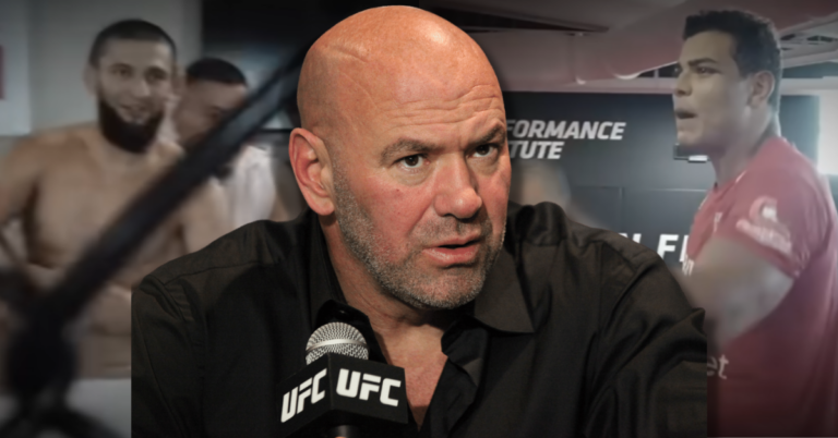 “We’re in the fight business” – Dana White talks Khamzat Chimaev and Paulo Costa’s UFC PI altercation