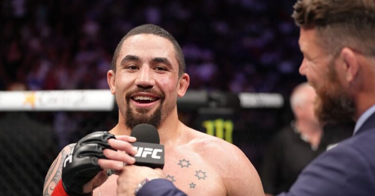 Robert Whittaker reveals leg injury suffered in UFC Paris win: ‘I gotta stop kicking, it hurts too much’